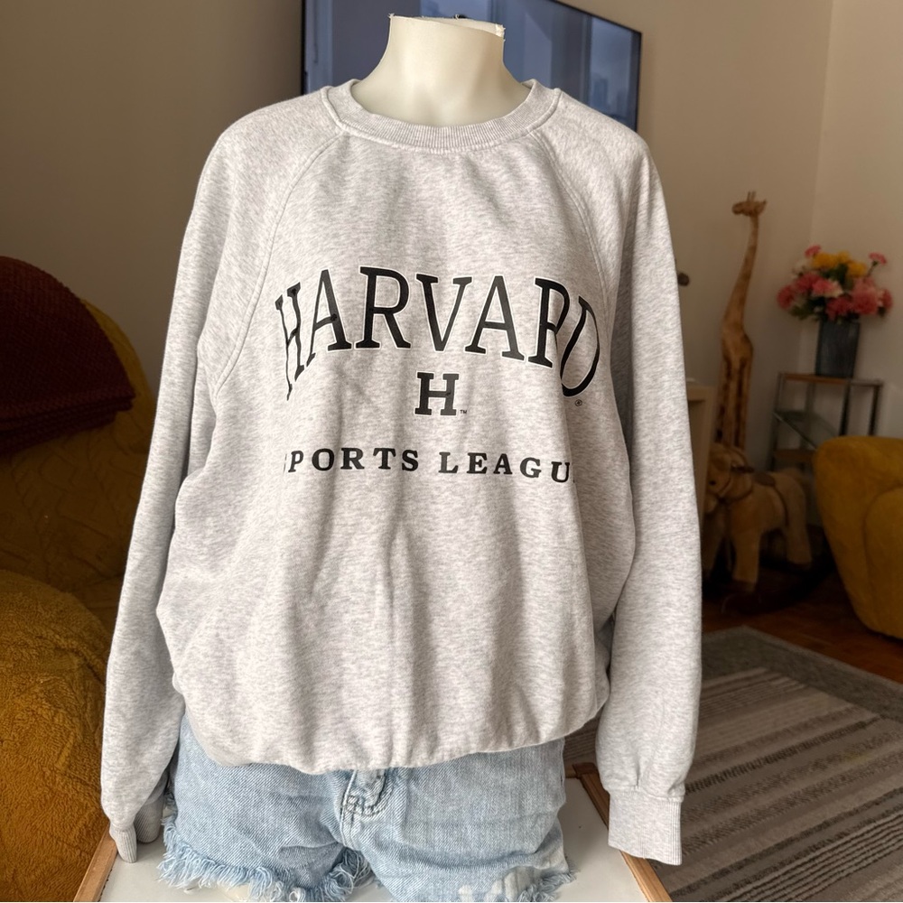 H&M Light Gray Crewneck Sweatshirt